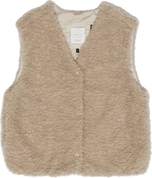 Mazine - Women's Faux-Fur Vest - Fleeceweste Gr L beige
