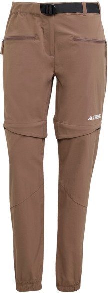adidas Terrex - Women's Utilitas ZO Pants - Zip-Off-Hose Gr 40 - Regular braun