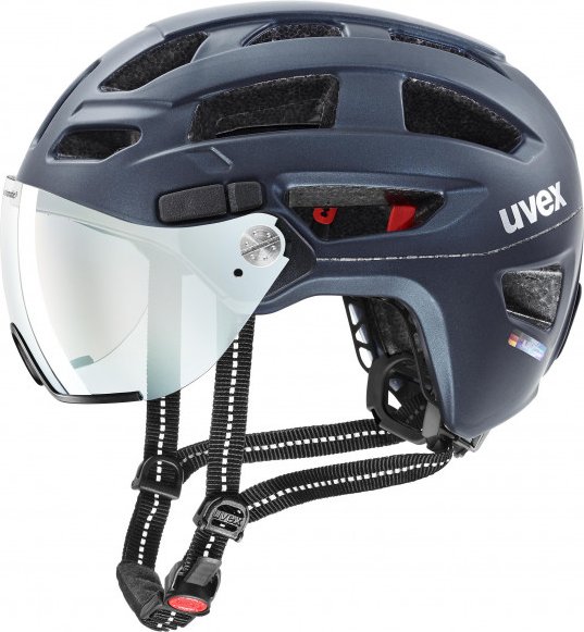 Uvex - Finale Visor Vario - Radhelm Gr 56-61 cm deep space matt /blau