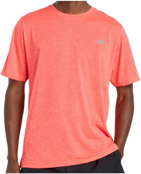 New Balance - Athletics T-Shirt - Laufshirt Gr S rot