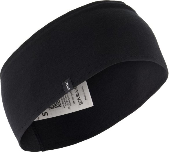 Stoic - Merino180 BengtSt. Headband double - Stirnband Gr One Size schwarz