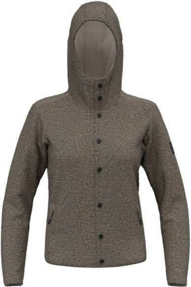 Salewa - Women's Sarner Undyed Wool Hooded Jacket - Wolljacke Gr 38 grau/braun