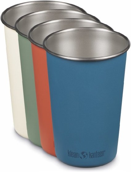 Klean Kanteen - Pint Cup-4 Pack - Becher Gr 473 ml blau
