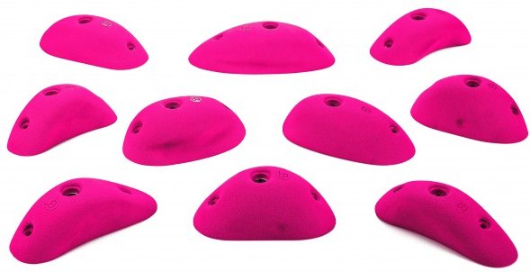 blue pill - Pinches - Klettergriffe Gr M/L rosa