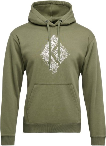 Black Diamond - Engineered Diamond PO Hoody - Hoodie Gr M oliv