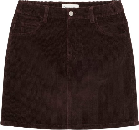 KnowledgeCotton Apparel - Women's 14 Wales Corduroy Skirt - Rock Gr 28 schwarz