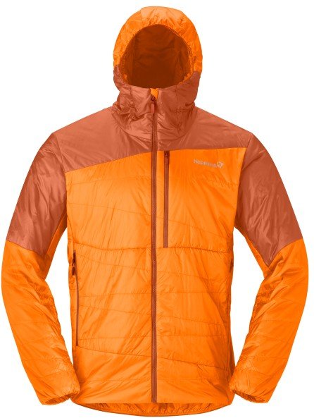Thumbnail - Norrøna - Falketind Thermo40 Hood - Kunstfaserjacke Gr XL orange