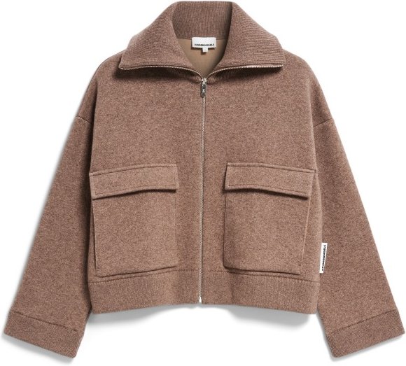 ARMEDANGELS - Women's Joaniaas - Wolljacke Gr S braun