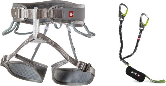 Ocun - Via Ferrata Twist Set - Kletterset Gr M-XL grau
