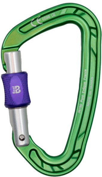 Beal - Be Quick Screw - Schraubkarabiner grün