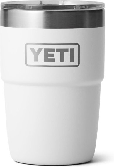 Yeti Coolers - Rambler Stackable Cup - Isolierbecher Gr 237 ml grau/weiß
