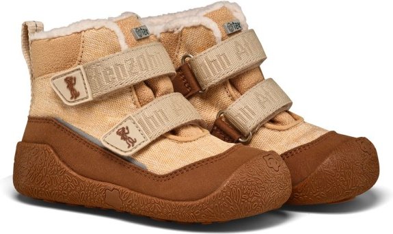 Affenzahn - Kid's Lauflerner Winterstiefel Vegan Snuggy - Winterschuhe Gr 21 braun/beige