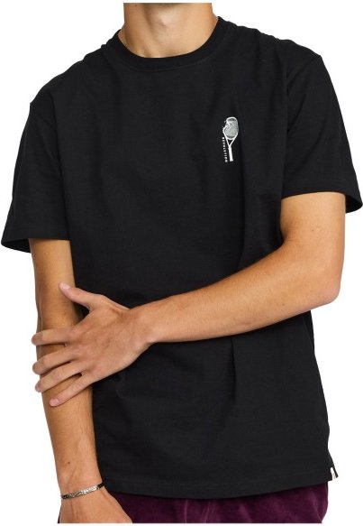 Revolution - Printed T-Shirt Tennis - T-Shirt Gr S schwarz