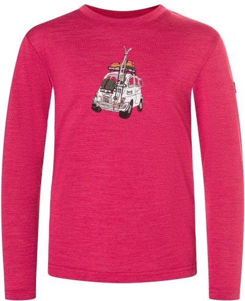 super.natural - Kid's Carski L/S - Merinounterwäsche Gr 110 rosa