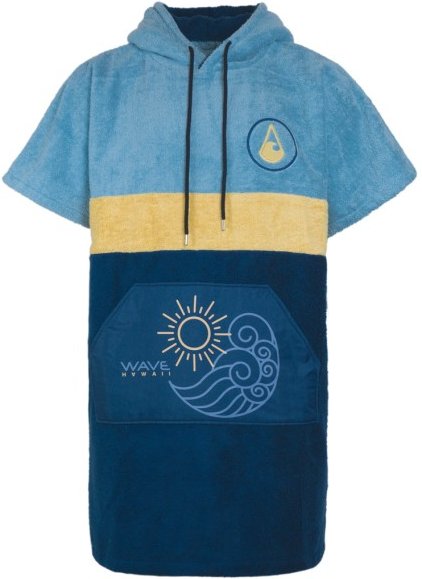 Wave Hawaii - Airlite Poncho Pukalani - Surf Poncho Gr M blau