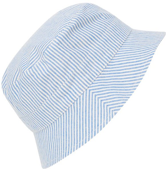 Huttelihut - Kid's Bucket Hat Woven Stripe - Hut Gr 50 cm - 12-24 Months grau