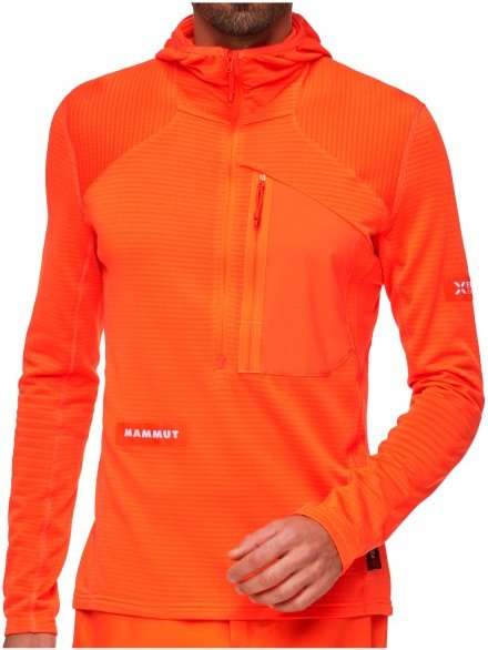 Mammut - Eiger Nordwand Advanced First Layer Half Zip - Fleecejacke Gr XXL rot