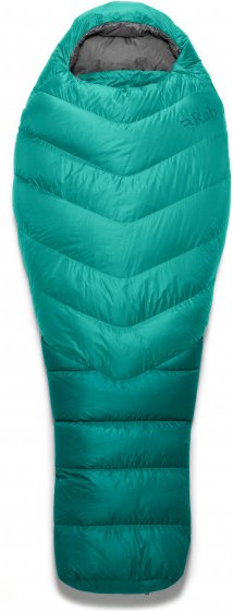 Rab - Women's Alpine 600 - Daunenschlafsack Gr bis 185 cm Körperlänge grün