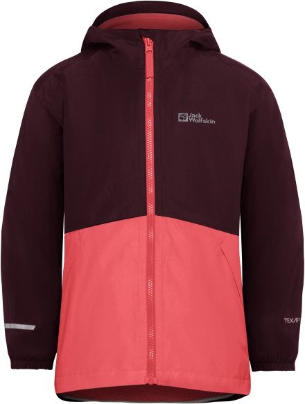 Jack Wolfskin - Kid's Iceland 3-in-1 Jacket - Doppeljacke Gr 176 rot