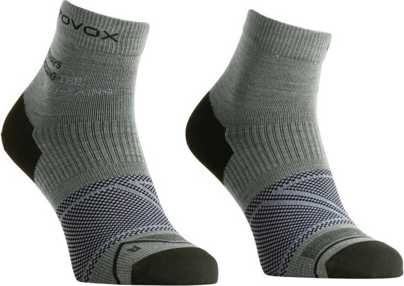 Ortovox - Alpine Light Quarter Socks - Wandersocken Gr 45-47 grau