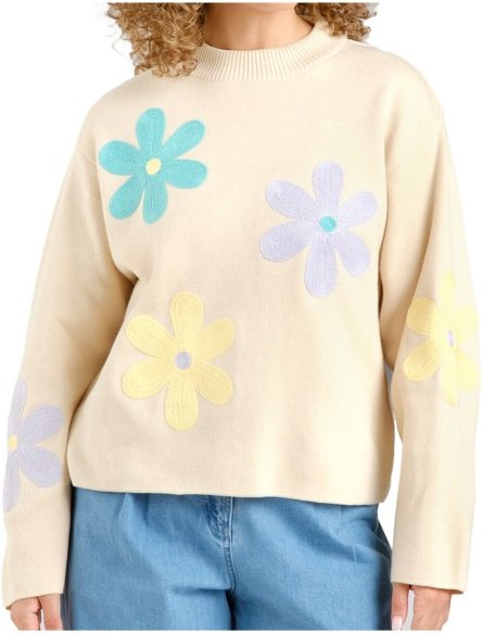 Thumbnail - DEDICATED - Women's Sweater Limhamn - Pullover Gr XL weiß