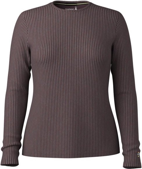 Thumbnail - Smartwool - Women's Thermal Merino Rib Crew - Merinolongsleeve Gr L grau