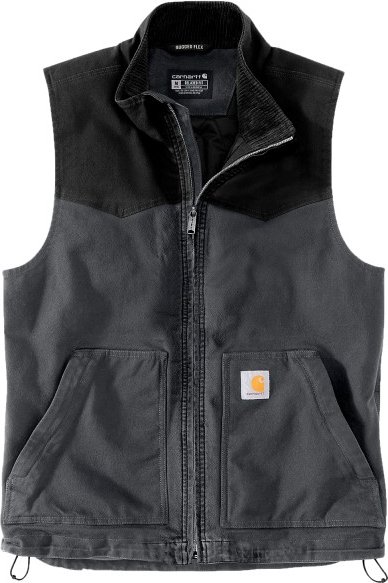 Carhartt - Montana Rugged Flex Relaxed Fit Duck Vest - Kunstfaserweste Gr XL grau