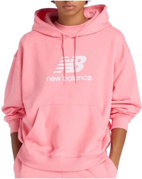 New Balance - Women's Sport Essentials French Terry Logo - Hoodie Gr M rosa