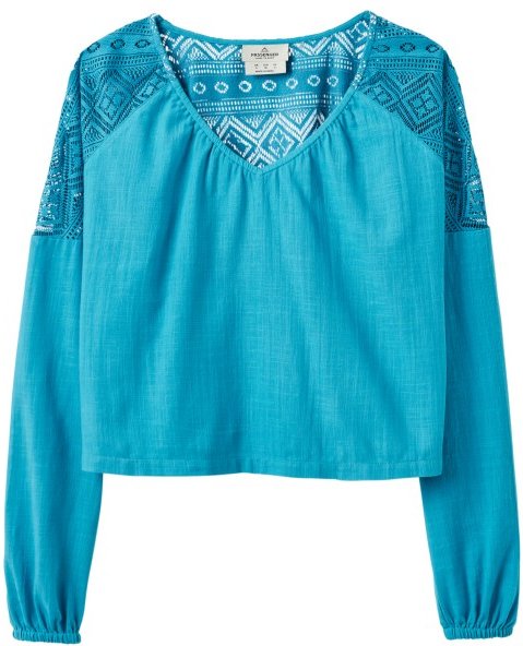 Passenger - Women's Flurry L/S Woven - T-Shirt Gr XL blau