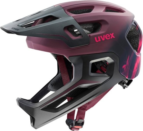 Uvex - Kid's React Jr. Fullface - Radhelm Gr 52-56 cm grau