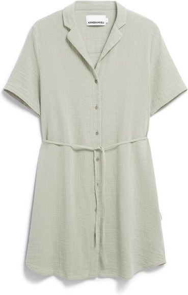 ARMEDANGELS - Women's Mabelaa Musselin - Kleid Gr S grau/beige