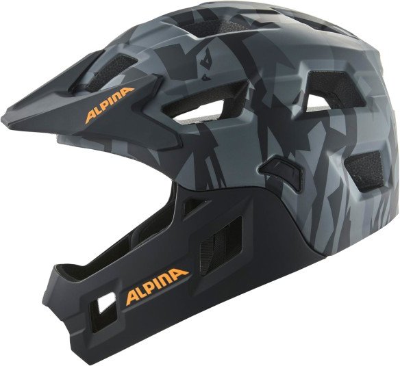 Alpina - Kid's Rupi - Radhelm Gr 50-55 cm grau/schwarz