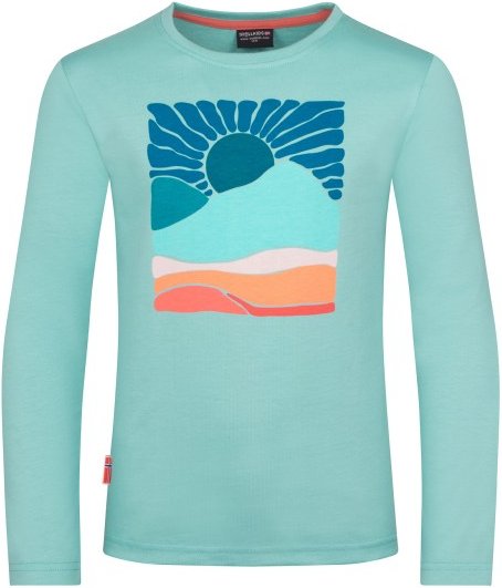 Trollkids - Girl's Falketind Longsleeve - Longsleeve Gr 104 türkis