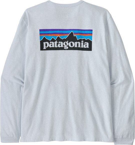 Patagonia - Women's L/S P-6 Logo Responsibili-Tee - Longsleeve Gr XS grau
