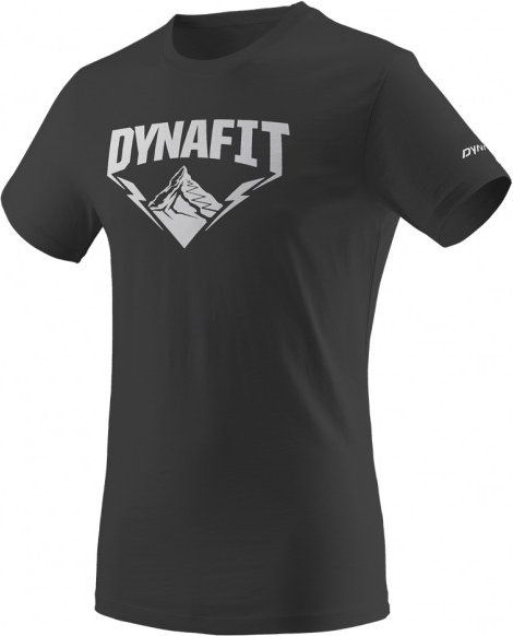 Dynafit - Graphic Cotton S/S Tee - T-Shirt Gr 54 schwarz/grau