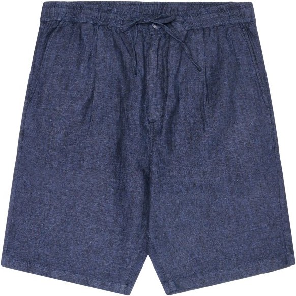 KnowledgeCotton Apparel - Fig Loose Linen Shorts - Shorts Gr S blau