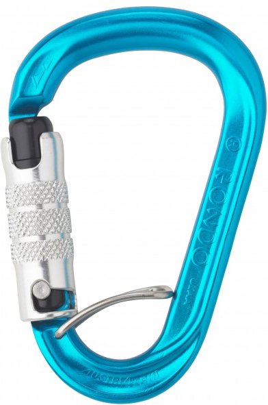 AustriAlpin - HMS Rondo Alu 3-Wege Autolock Selfie - HMS-Karabiner blau