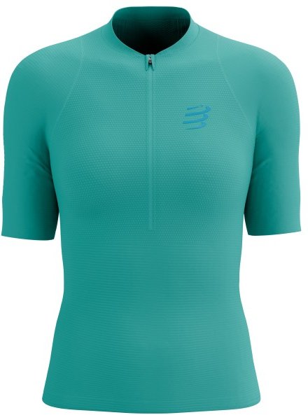 Compressport - Women's Trail Racing Postural S/S Top - Laufshirt Gr M türkis