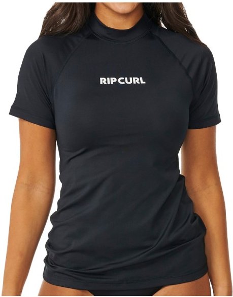 Rip Curl - Women's Classic Surf S/S UPF Rashguard - Lycra Gr S schwarz