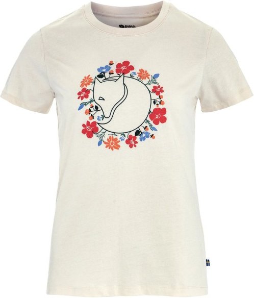 Fjällräven - Women's Fjällblomster Fox T-Shirt - T-Shirt Gr M weiß