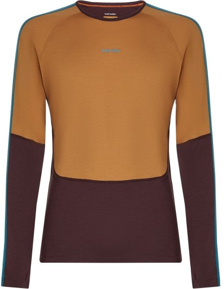 Icebreaker - Merino 200 Oasis+ L/S Crewe - Merinounterwäsche Gr XL braun