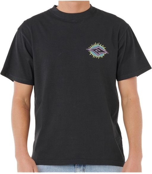 Thumbnail - Rip Curl - Raw Burst Tee - T-Shirt Gr XL schwarz