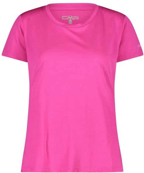 CMP - Women's Jacquard S/S T-Shirt - Funktionsshirt Gr 34 rosa