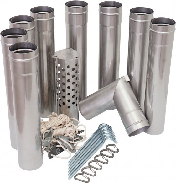 Thumbnail - Nordisk - Torden Chimney Pipe Set - Zelterweiterung Gr One Size steel
