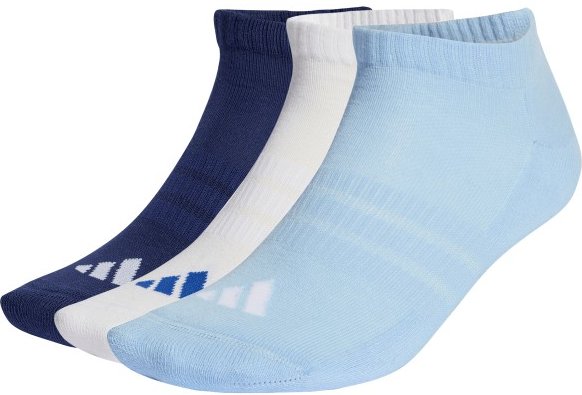 adidas - Cushioned Essential Low Cut 3-Pack - Multifunktionssocken Gr 43-45 blau