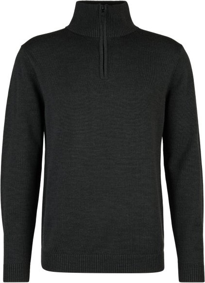 Stoic - MerinoKnit MMXX.Kniva Half Zip - Merinopullover Gr S schwarz