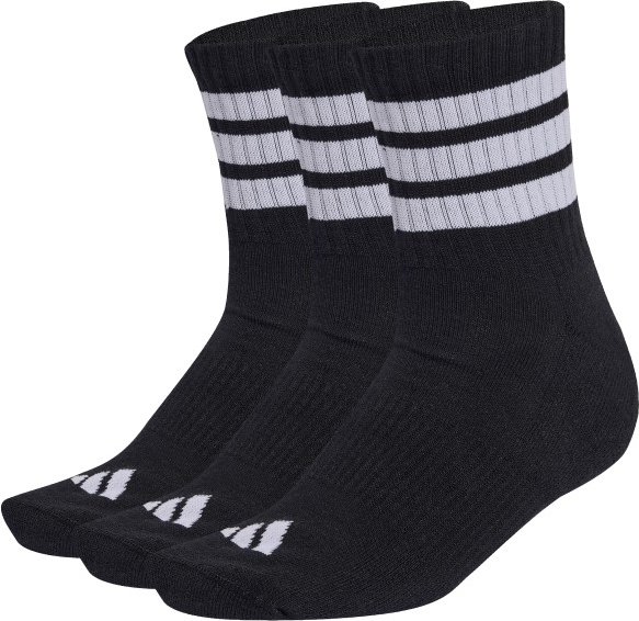 adidas - 3-Stripes Essential Concept Mid 3-Pack - Multifunktionssocken Gr 37-39 schwarz