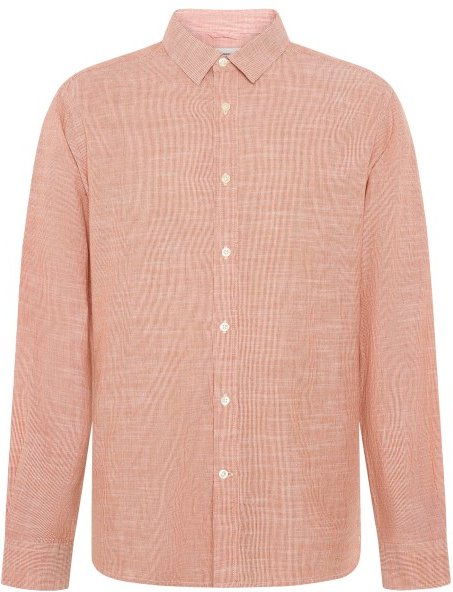 KnowledgeCotton Apparel - Organic Cotton Striped Shirt - Hemd Gr XXL rosa