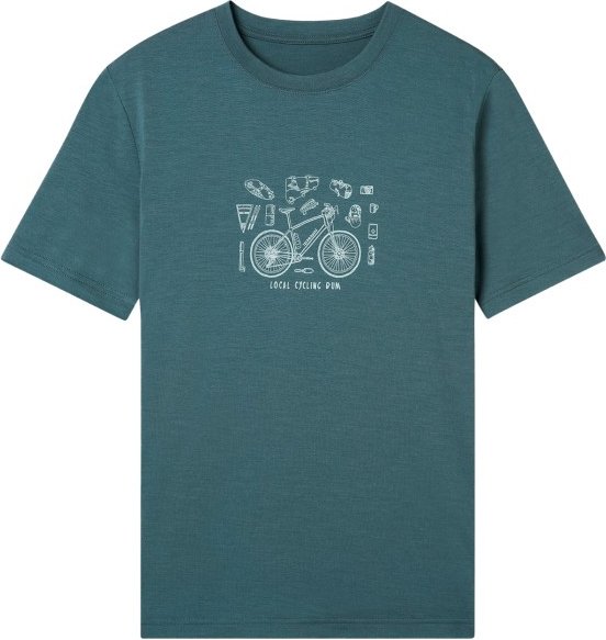 Thermowave - Merino Life Short Sleeve Shirt Print - Merinoshirt Gr XXL blau/türkis