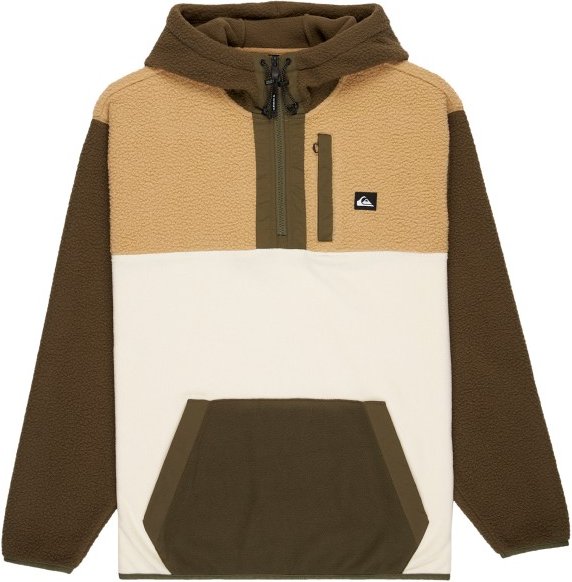 Thumbnail - Quiksilver - Ocean View Mix Up Hoodie - Fleecepullover Gr XL braun